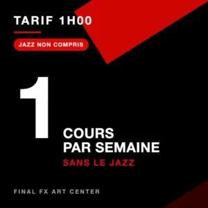 Trimestre 1 — Tarif 1h00 — 1 cours/semaine