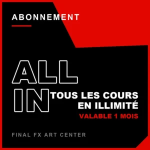 Abonnement All In, tous les cours en illimité pendant un mois